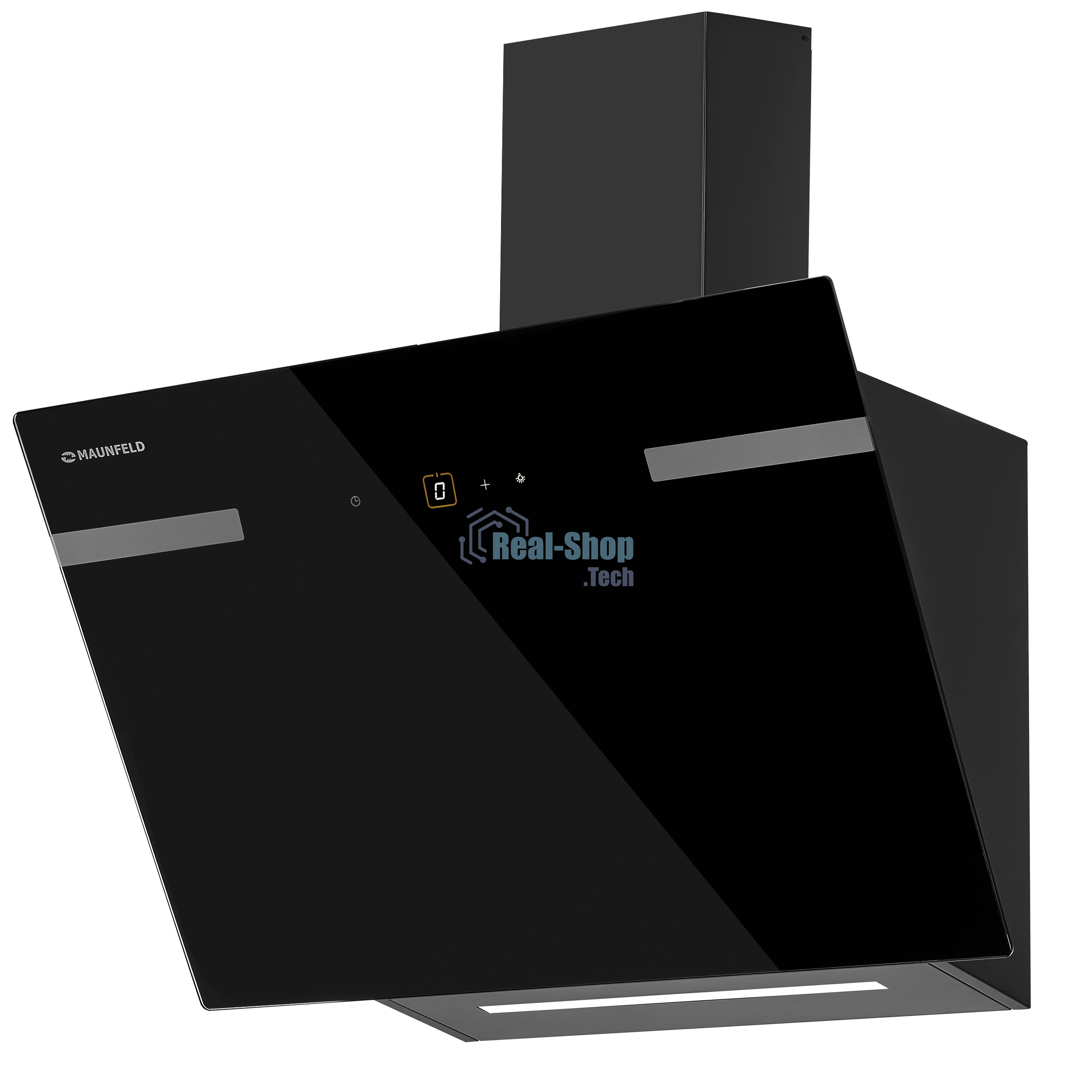 Вытяжка каминная Maunfeld Amber 60 Glass черная, 60 см, 1050 куб. м/ч, 55 дБ