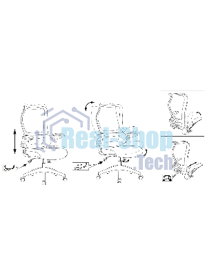 Кресло Бюрократ Sigma WH 1 серый, сетка