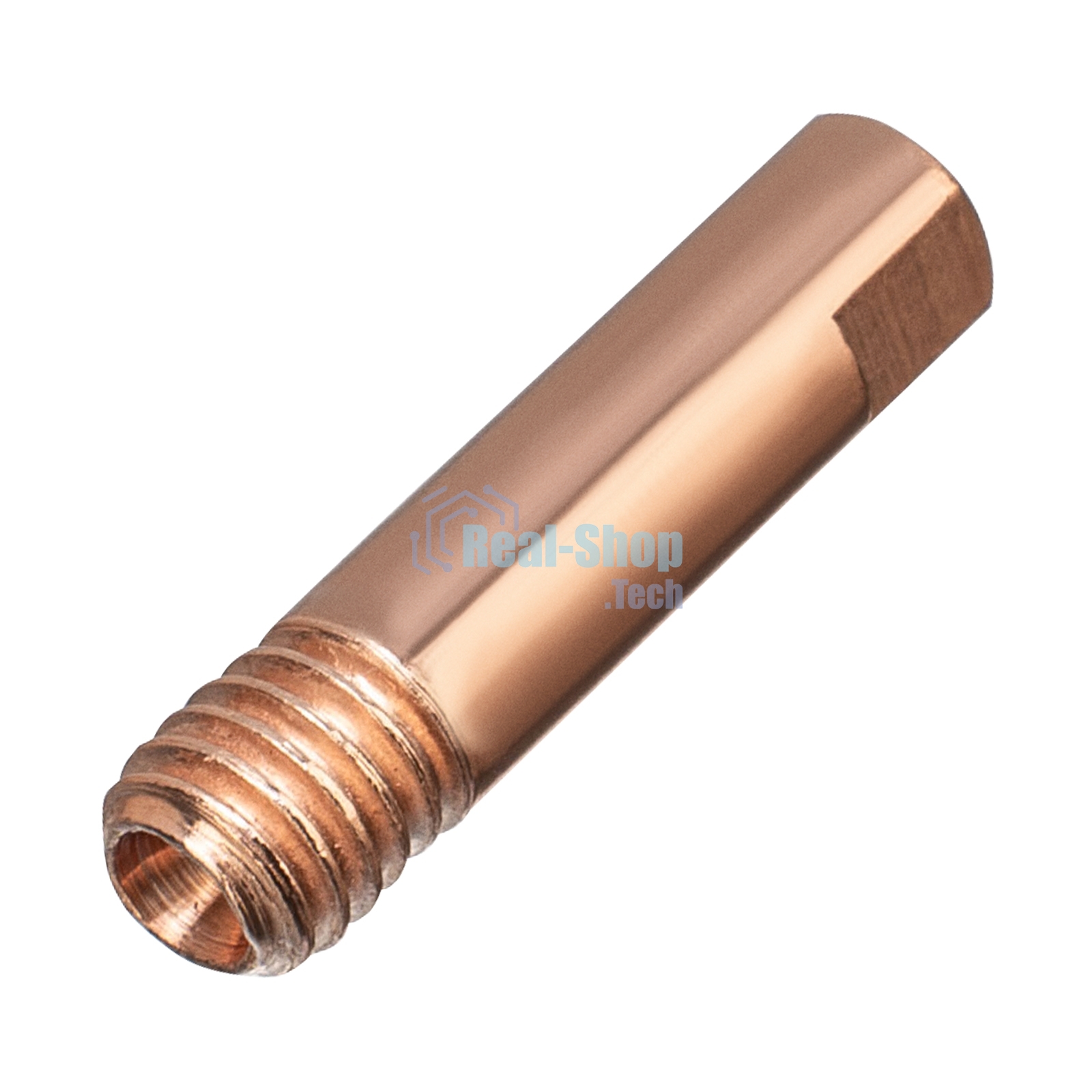 Токосъемный наконечник под проволоку Denzel 1,2 мм, М5х24, E-CU, 20 шт для MIG горелки тип 15