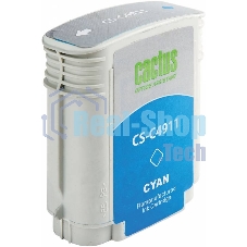 Картридж струйный Cactus CS-C4911 №82 голубой (72 мл) для HP Design Jet 500/800C