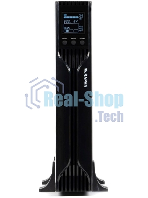 Источник бесперебойного питания ИБП Бастион RAPAN-UPS 2000 RACK+4x9Ah (1400 Вт, Line-interactive, встроенные АКБ 4 шт.x 9Ah) 8959