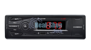 Автомагнитола Soundmax SM-CCR3169B, 1 DIN, Bluetooth, USB Type-A, AUX