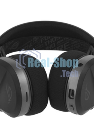 Гарнитура ASUS A501 ROG чёрный, беспроводная, Bluetooth, подсветка