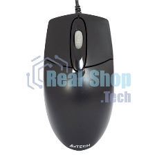 Мышь проводная A4Tech OP-720 черный, 1200 dpi, USB, кнопки - 3