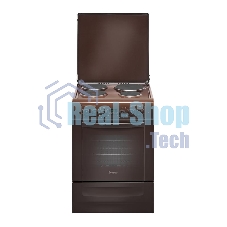 Плита электрическая Gefest 6140-03 0001 коричневый, конфорок 4 электрических, духовка 55 л, 60 см x 85 см x 60 см