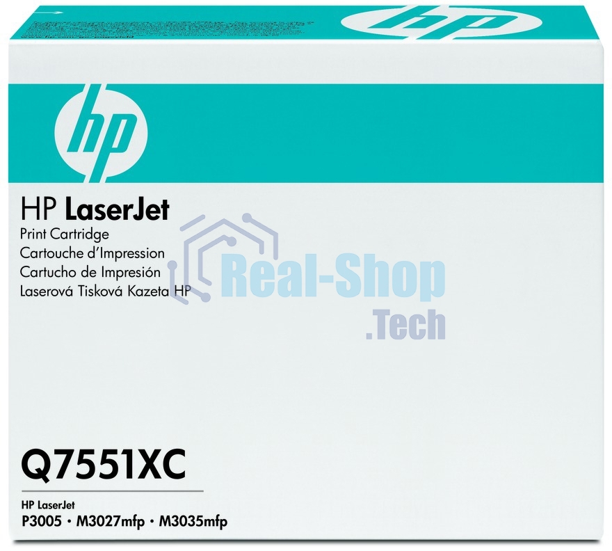 Картридж лазерный контрактный HP LaserJet Q7551XC Contract Black Print Cartridge