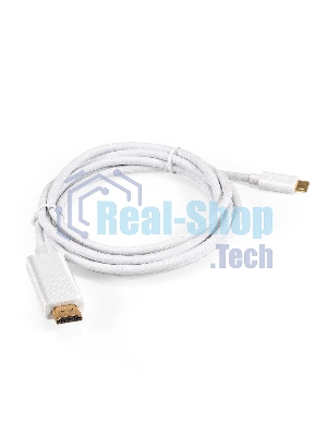 Кабель-адаптер Type-C-HDMI ExeGate EX-CM-HDMI2M-0.1 (USB Type-C/19M, 4K@120HZ 8K@ 30Hz, 1,8м)