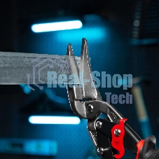 Ножницы по металлу Gross 78331 270 мм прямой и левый проходной резсталь-СrMo двухкомп. рук-ки