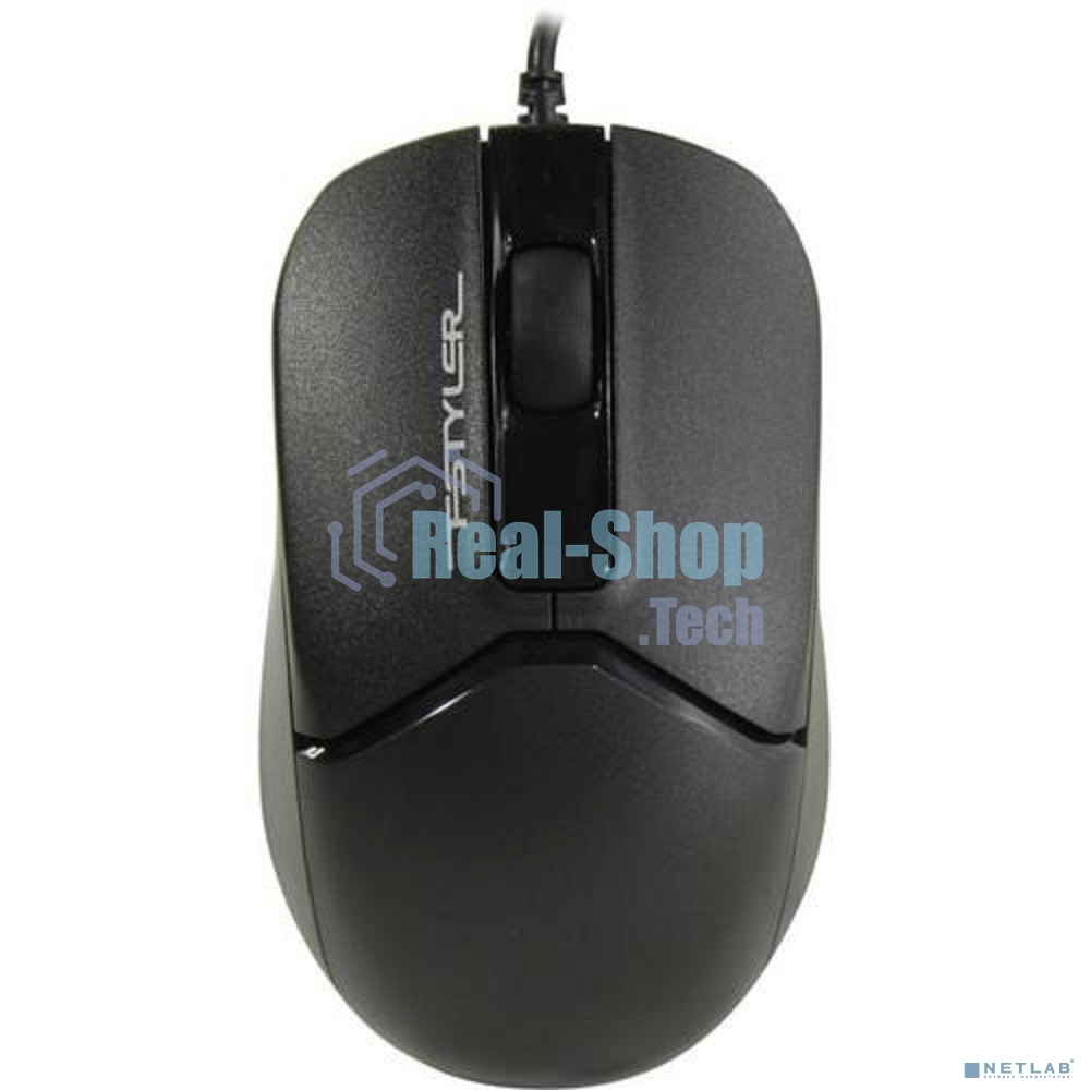 Мышь проводная A4Tech Fstyler FM12S черный, 1200 dpi, USB, кнопки - 3