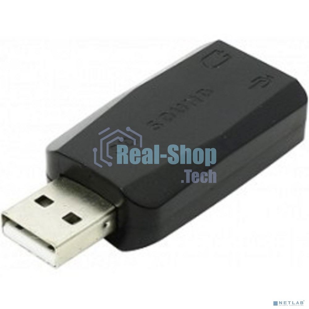 Переходник ORIENT AU-01N, 3.5мм jack to USB