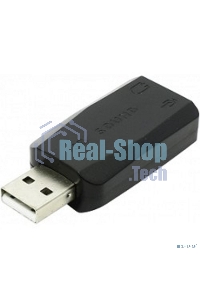 Переходник ORIENT AU-01N, 3.5мм jack to USB