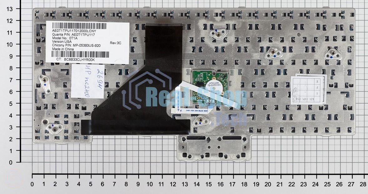 Клавиатура для ноутбука HP Compaq NC2400 NC2500 черная