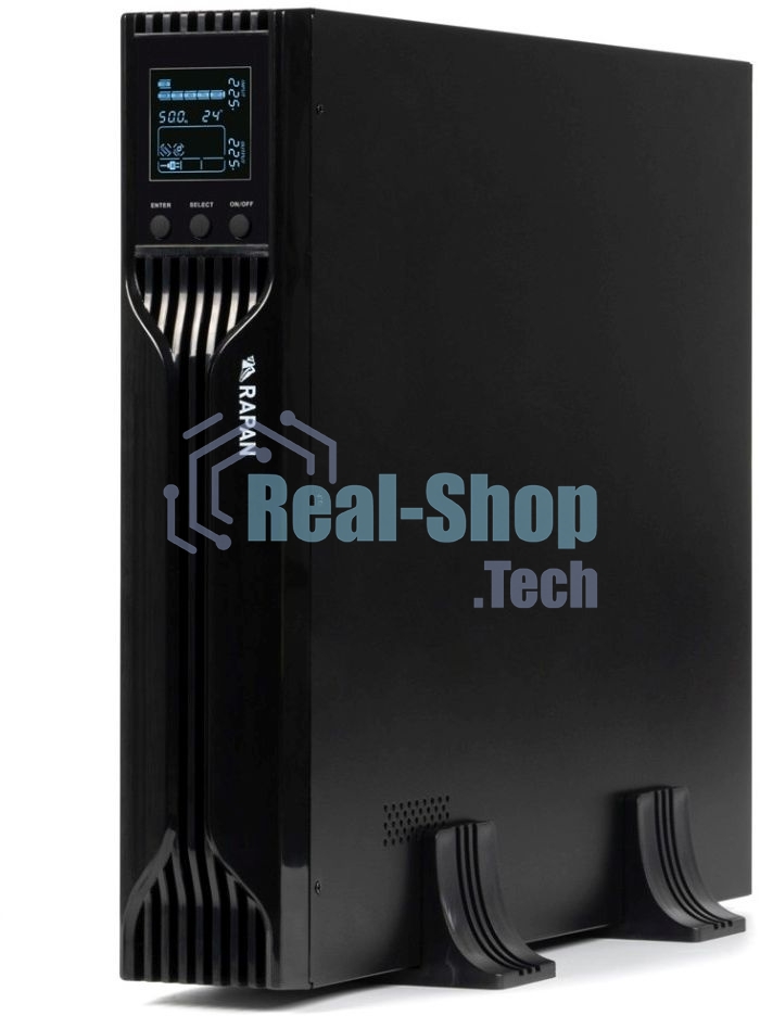 Источник бесперебойного питания ИБП Бастион RAPAN-UPS 2000 RACK+4x9Ah (1400 Вт, Line-interactive, встроенные АКБ 4 шт.x 9Ah) 8959