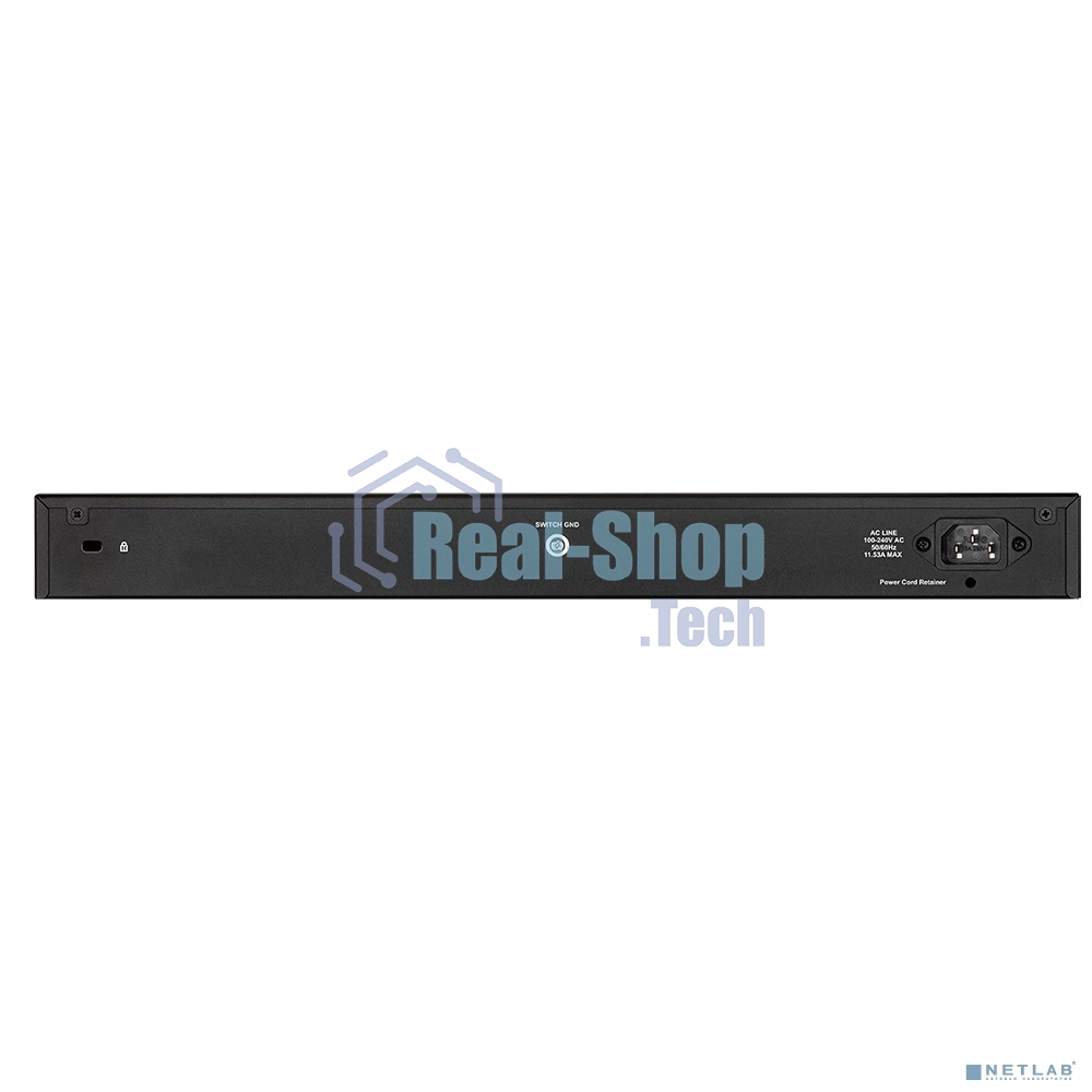 Коммутатор управляемый 2 уровня D-Link DGS-1210-52MPP/ME/B3A PROJ с 48 портами 10/100/1000Base-T и 4 портами 1000Base-X SFP (48 портов с поддержкой PoE 802.3af/802.3at (30 Вт), PoE-бюджет 740 Вт)
