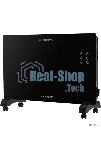 Конвектор Rexant 60-0113, черный, 1500 Вт, 12 м2, электронный термостат, Wi-Fi