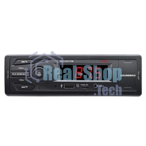 Автомагнитола Soundmax SM-CCR3179B, 1 DIN, Bluetooth, USB Type-A, AUX