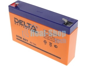 Батарея для ИБП Delta DTM 607 (6V, 7Ah)