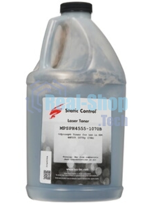 Тонер для принтера Static Control MPSPH4555-1070B черный (флакон 1070г) HP LJM4555/M601/LJP4014 
