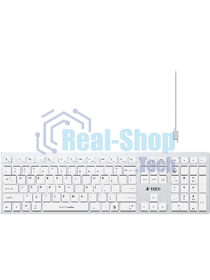 Клавиатура беспроводная A4Tech Fstyler FBX50C, USB, Bluetooth/Радиоканал, белый