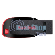 Флешка USB Sandisk CZ50 Cruzer Blade (SDCZ50-008G-B35), 8Gb, USB 2.0, R/W 15/4, черный/красный