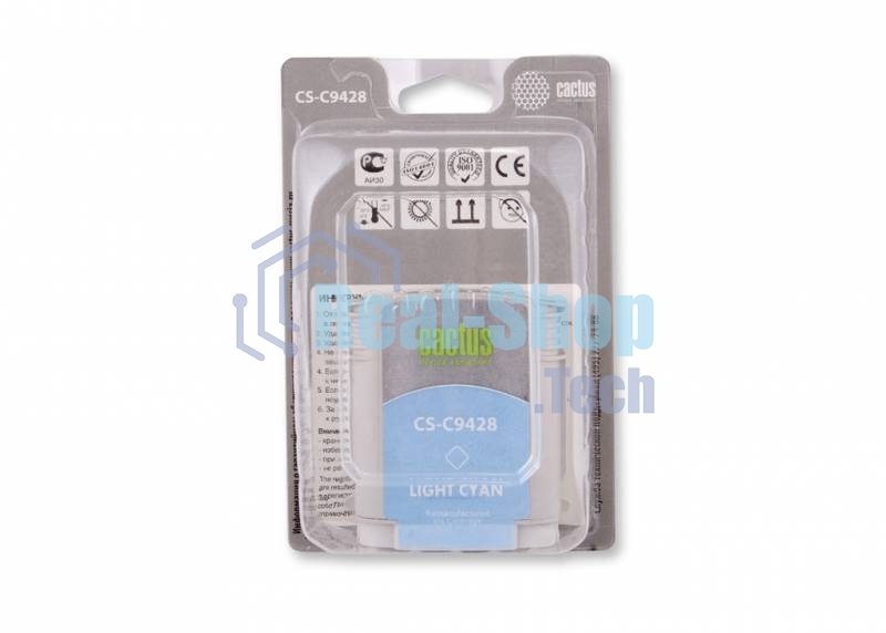 Картридж струйный Cactus CS-C9428 светло-голубой для №85 HP DJ 30/130 (72мл)