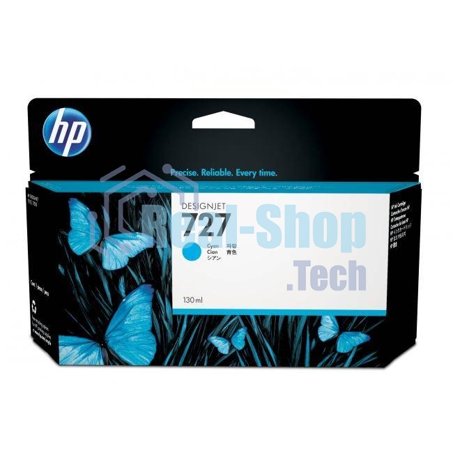 Картридж струйный HP 727 B3P19A голубой для HP DJ T920/T1500 (130мл)