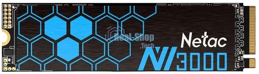 Накопитель SSD Netac NV3000, 1Tb, PCIe 3.0 x4, M.2 2280, NVMe, R/W 3100/2100