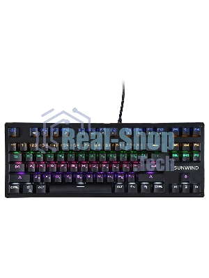 Клавиатура проводная SUNWIND SW-K900G,USB, черный 1422332