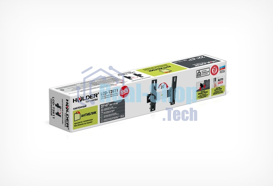 Кронштейн для телевизора Holder LCD-T2611 черный 22