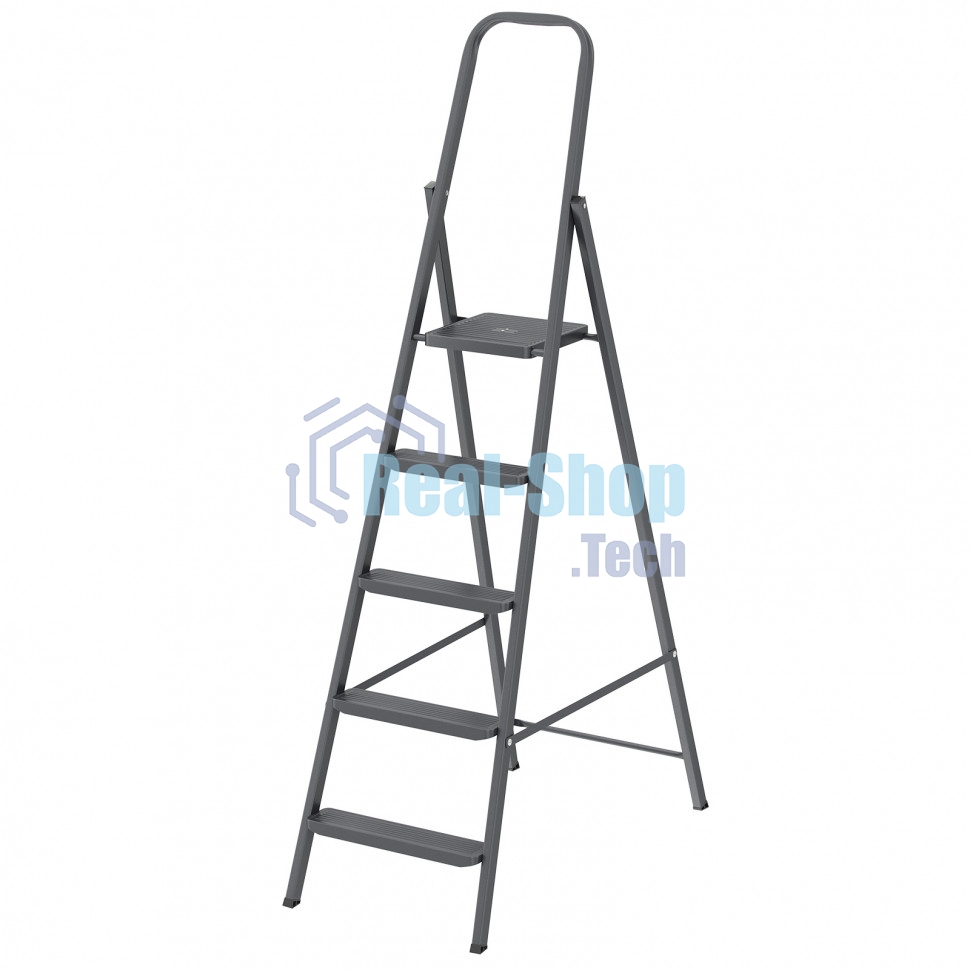 Стремянка Сибртех 5 ступеней, компактная, стальная