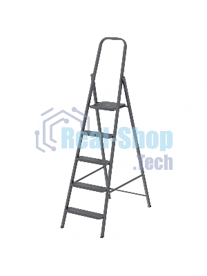 Стремянка Сибртех 5 ступеней, компактная, стальная