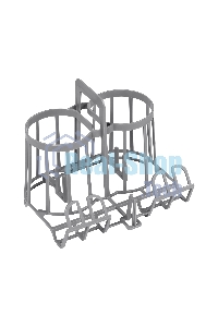 Посудомоечная машина Maunfeld MWF07IM, белый, 42 см, 3 компл., 58 дБ, класс B