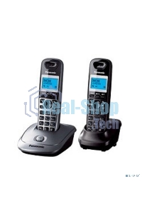 Телефон беспроводной (DECT) Panasonic KX-TG2512RU1 Доп трубка в комплекте, АОН, Caller ID, спикерфон, полифония