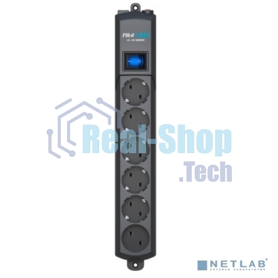 Сетевой фильтр Pilot S Max (5 euros + 1GP), 15A/3.5kVA, automatic, 7 m, graphite