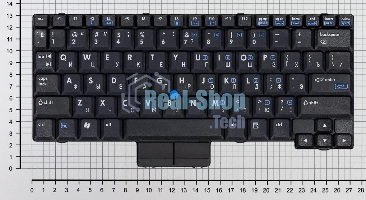 Клавиатура для ноутбука HP Compaq NC2400 NC2500 черная