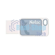 Флешка USB Netac UA31 (NT03UA31N-008G-20BL), 8Gb, USB 2.0, R/W 110/45, синий/белый