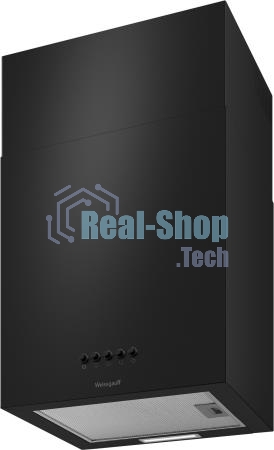 Вытяжка пристенная цилиндрическая Weissgauff Box 40 PB черный, 40 см, 900 куб. м/ч, 58 дБ