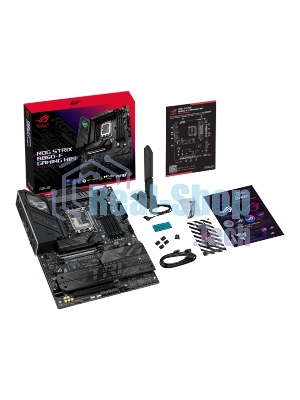 Материнская плата ASUS ROG STRIX B860-F GAMING WIFI, LGA 1851, Intel B860, 4xDDR5, 4xSATA, 4xM.2, 1xPCIe 5.0 x16, 1xPCIe 4.0 x16, 1xDP, 1xHDMI, 1x 2.5Gb LAN, 1xUSB 20Gbps, 1xUSB 10Gbps, 6xUSB-A 5Gbps, 2xUSB 2.0, 3x3.5 мм, 7.1, ATX