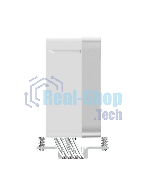 Кулер для процессора Ocypus Delta A40 EX WH Digital, 120мм ARGB FAN, Top Display Panel, 4 HEAT PIPES, 4-PIN PWM, 500-1800 RPM, 29DBA, HYDRO BEARING, LGA115X/1200/1700/18XX, AM4/AM5