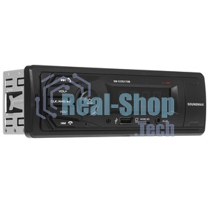 Автомагнитола Soundmax SM-CCR3179B, 1 DIN, Bluetooth, USB Type-A, AUX