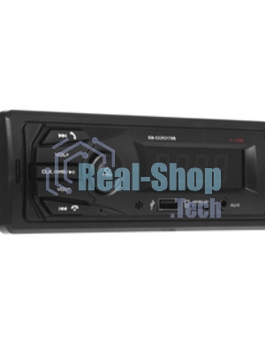 Автомагнитола Soundmax SM-CCR3179B, 1 DIN, Bluetooth, USB Type-A, AUX