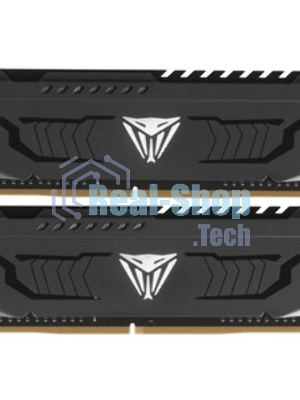 Оперативная память Patriot Viper Gaming RGB Series, DDR4, 16GB (2x8GB), 3200 MHz, CL16, с радиатором, RGB, черный