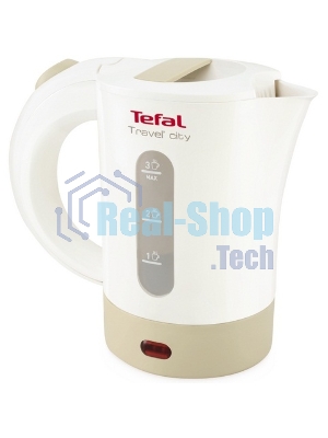 Чайник электрический Tefal KO120130 0.5л. 650Вт белый/бежевый(корпус: пластик)