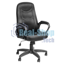 Кресло компьютерное OLSS АМИГО 511 экокожа черный крестовина 