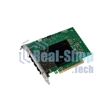 Сетевая карта Intel E810-XXVDA4, 4xSFP28 ports, 25GbE, PCI-E x16 gen3/gen4, iWARP/RoCEv2, IEEE 1588 PTP, ADQ, iSCSI, NFS, VMDq. PCI-SIG* SR-IOV Capable