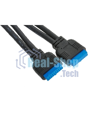 Планка USB на переднюю панель ExeGate U3H-617, 3,5