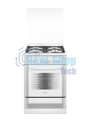 Плита газовая Gefest ПГ 6300-02 0040 белый, конфорок 4 шт, духовка 52 л, 60 см x 85 см x 60 см