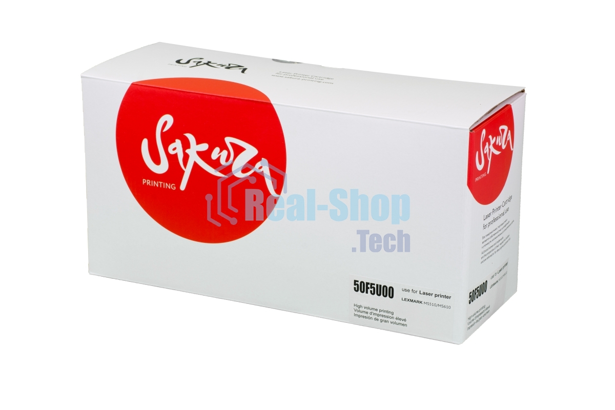 Картридж лазерный Sakura 50F5U00 для Lexmark MS410/510/610, черный, 20 000 к.