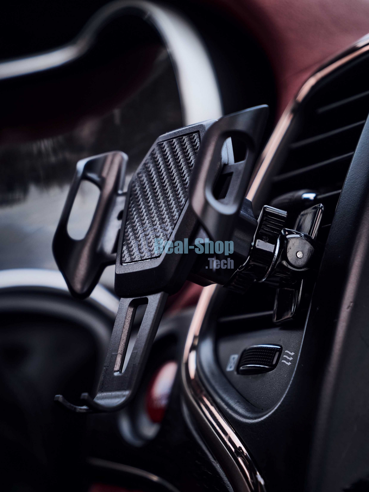 Держатель Wiiix HT-171VMG-B магнитный черный для смартфонов