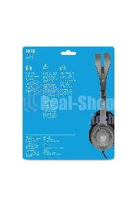 Гарнитура проводная Logitech Headset H110 grey (981-000472/981-000271)